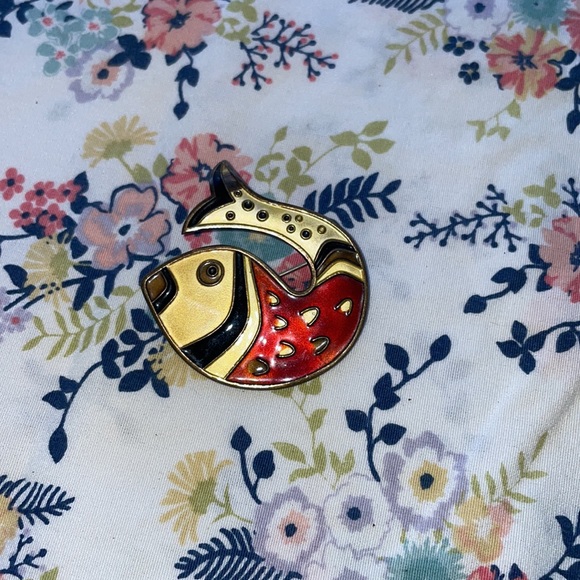 Vintage David Anderson, brooch, sterling silver pin - Picture 2 of 8